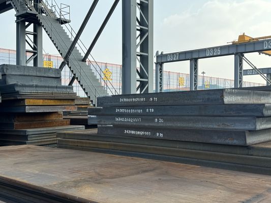 الصفيحة الصلبية ذات السبائك المنخفضة Q355B من الفولاذ الكربوني الخفيف