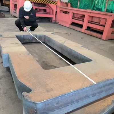 خدمة قطع CNC الصناعية لقطع الشعلة لألواح الفولاذ السميكة